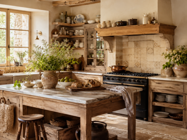 10 Beautiful French Country Kitchen Ideas for a Warm Southern Home