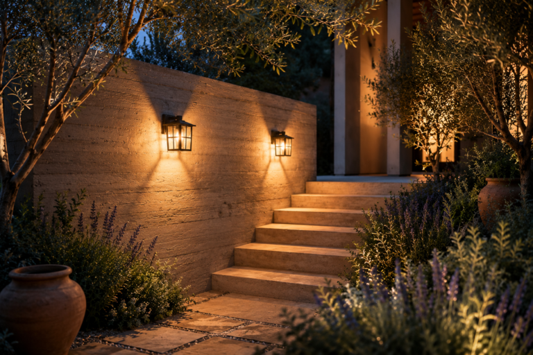 Mediterranean Outdoor Lighting Ideas for a Warm Summer Atmosphere