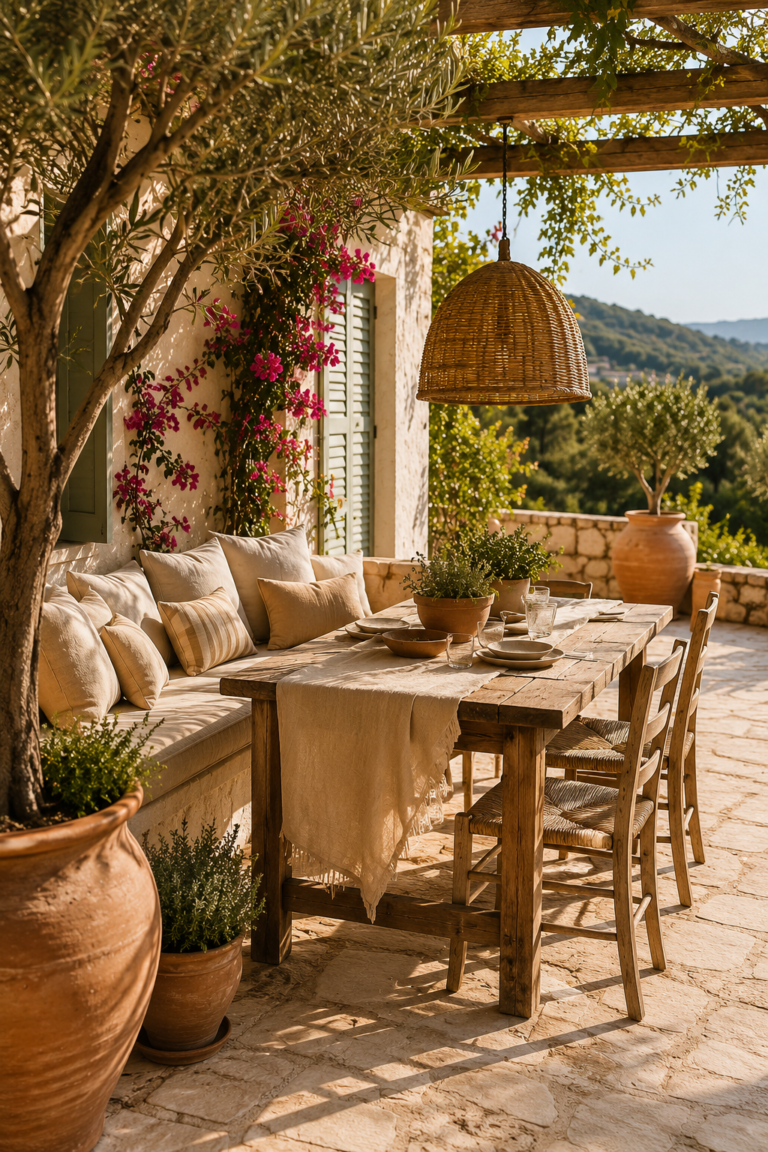 30 Mediterranean Patio Ideas That Feel Like the South of France