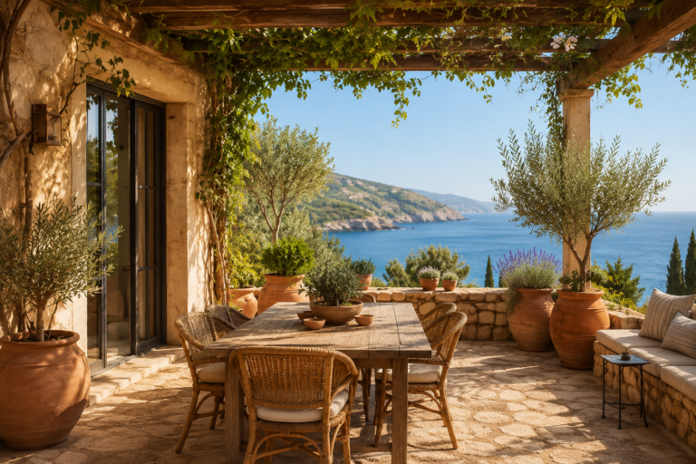 10 Mediterranean Terrace Ideas for a Timeless Outdoor Space
