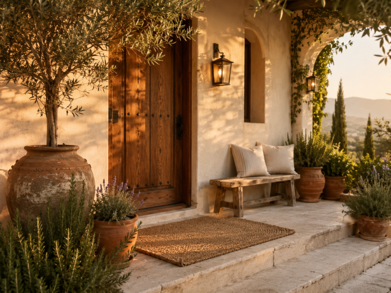 Mediterranean Front Porch Ideas for a Warm and Welcoming Home