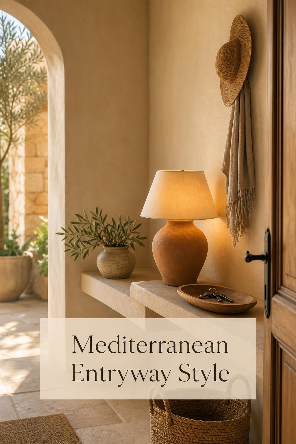 Mediterranean Entryway Ideas for a Narrow Foyer That Feels Warm, Not Cluttered